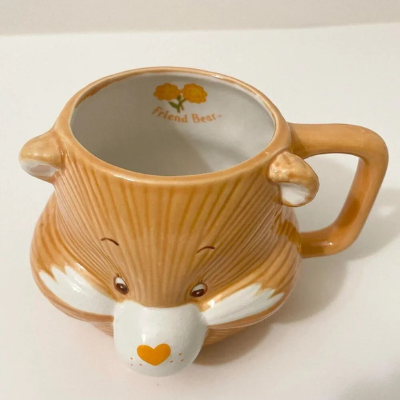 Vintage 1984 Care Bear Mug Friend Bear Ceramic Cup American Greeting Care  Bears - Picture 2 of 12
